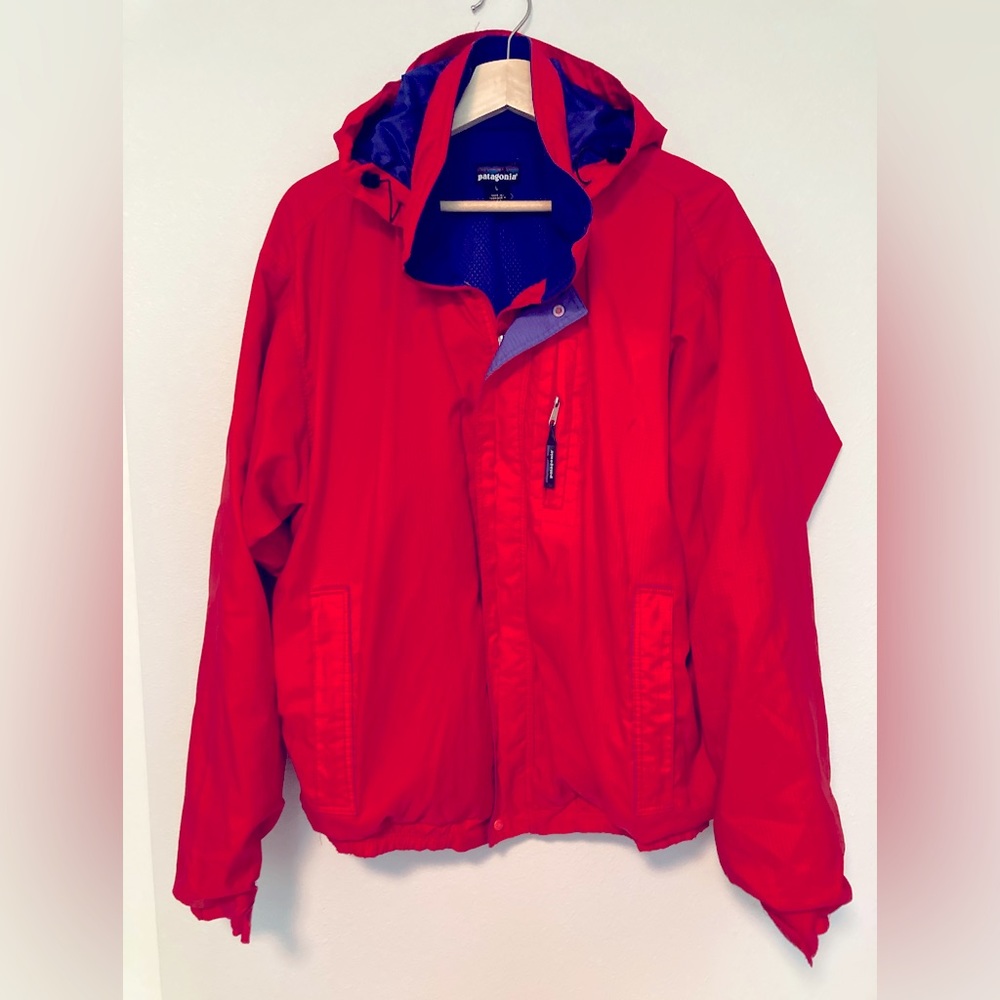 Patagonia vintage lined windbreaker with removable hood Men’s/Unisex size L